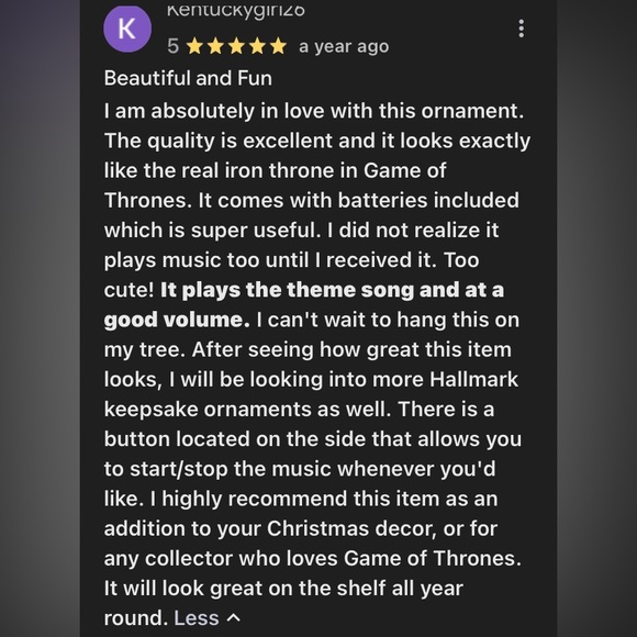 Iron Throne Ornament - Picture 14 of 15